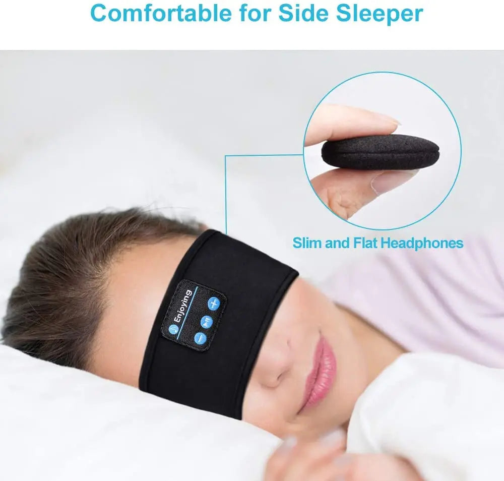 💫 Luxury Wireless Sleep and Sports Headband – Thin, Soft & Effortlessly Comfortable