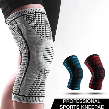 Elite Athletic Knee Pad with Silicone Compression