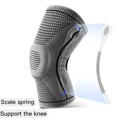 Elite Athletic Knee Pad with Silicone Compression